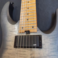 Luxars Headless S-G63-7 7 String Black Electric Guitar