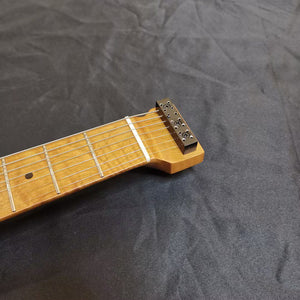 Luxars Headless S-G63-7 7 String Black Electric Guitar