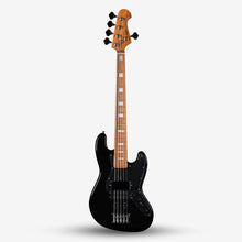 SQOE SJB-658 5 String Jazz Bass Guitar with Roasted Maple Neck / SJB-658 / SJB 658 Black