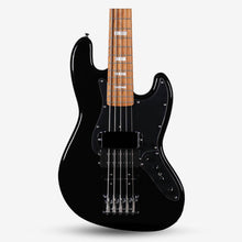 SQOE SJB-658 5 String Jazz Bass Guitar with Roasted Maple Neck / SJB-658 / SJB 658 Black