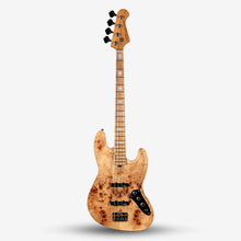 SQOE SJB700 Roasted Maple Series 4 string Jazz Bass Guitar / SJB 700 / SJB-700 Natural