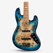 SQOE SJB750 Roasted Maple Series 5 string Jazz Bass Guitar / SJB 750 / SJB-750 Caribbean Fade Surf