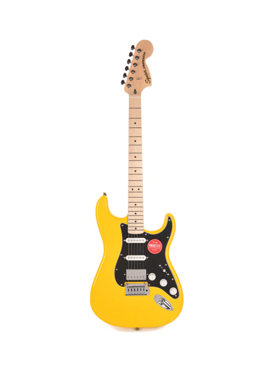 [PREORDER] Squier FSR Affinity Series Stratocaster HSS Electric Guitar, Maple FB, Graffiti Yellow