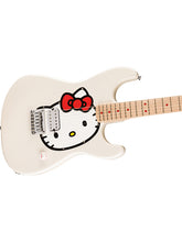 [PREORDER] Squier by Fender Limited Edition Hello Kitty Stratocaster Electric Guitar, Maple FB, White