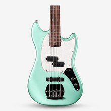 SQOE SJB400 Short Scale 4 String Jazz Bass Guitar, Roasted Maple Neck, Rosewood Fretboard ( SQSJB400 / SJB-400 / SJB ) Green