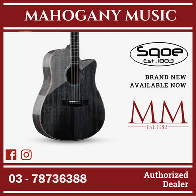 SQOE S360-FG 41 inch Solid Top Acoustic Guitar ( S360 FG / S360FG / S-360 )