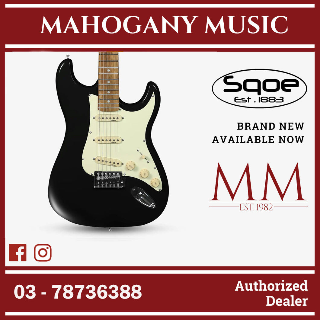 SQOE SEST200 Stratocaster Body SSS Vintage Electric Guitar SEST SE Mahogany Music