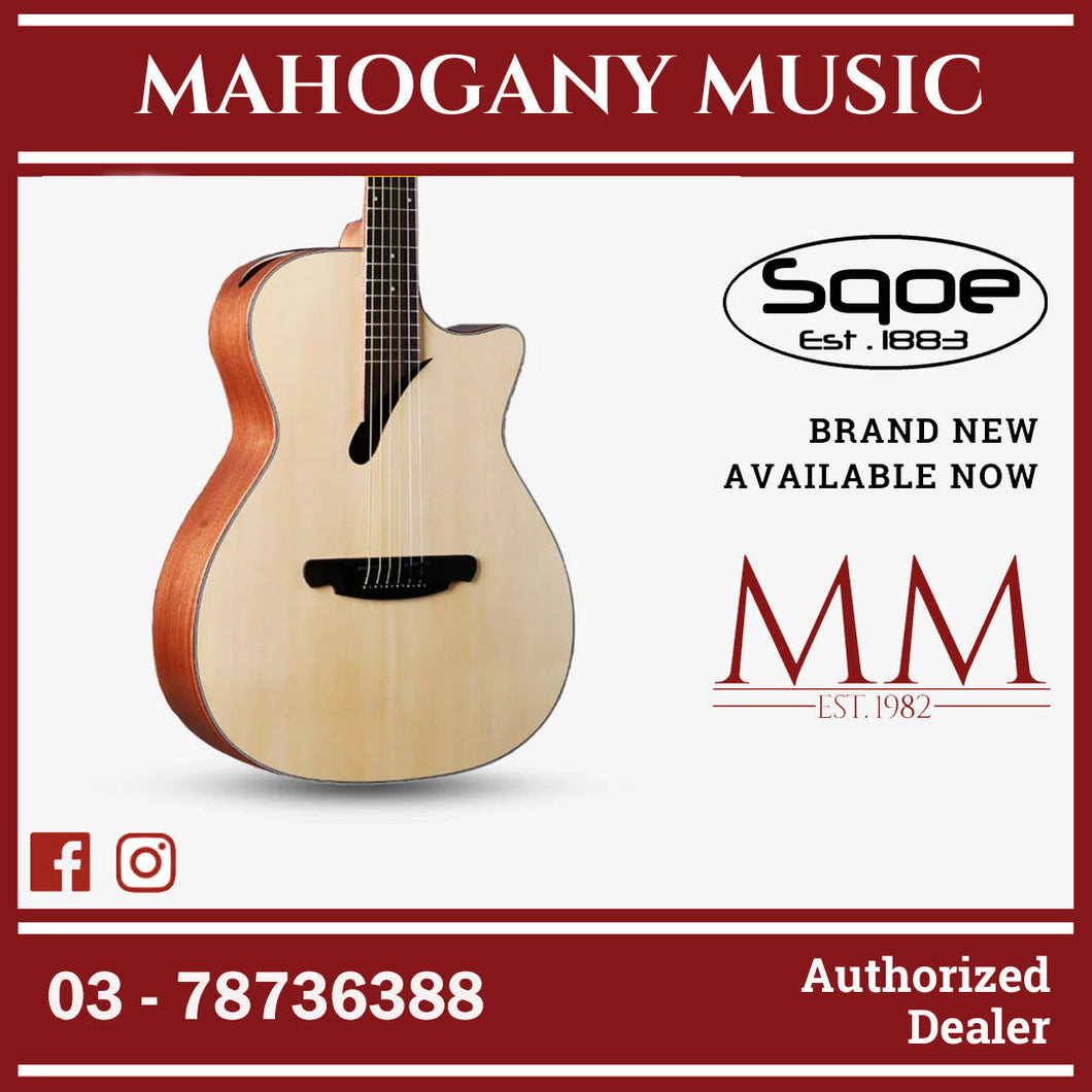 SQOE SQ-K 40 inch Grand Auditorium Acoustic Guitar ( SQK / SQ K )