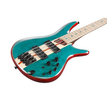 Ibanez SR1420B-CGL SR Premium Series Electric Bass, Caribbean Green Low Gloss