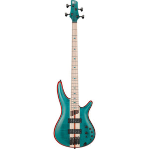 Ibanez SR1425B-CGL SR Premium Series 5 String Electric Bass, Caribbean Green Low Gloss