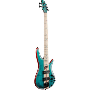 Ibanez SR1425B-CGL SR Premium Series 5 String Electric Bass, Caribbean Green Low Gloss