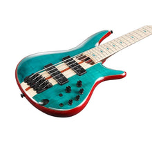 Ibanez SR1425B-CGL SR Premium Series 5 String Electric Bass, Caribbean Green Low Gloss