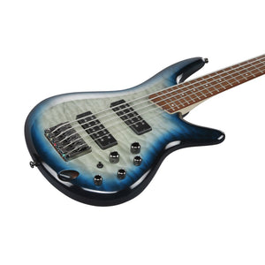 Ibanez SR405EQM-SCB SR Series 5 Strings Electric Bass, Stained Cosmic Blue Starburst