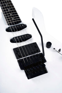 B.C. Rich ST3 Retro II with Floyd Rose Electric Guitar - White