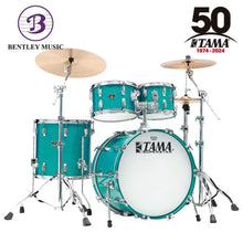 Tama SU42RS-AQM 50th Anniv Ltd Ed Superstar Reissue 4-Piece Drum Set, Aqua Marine
