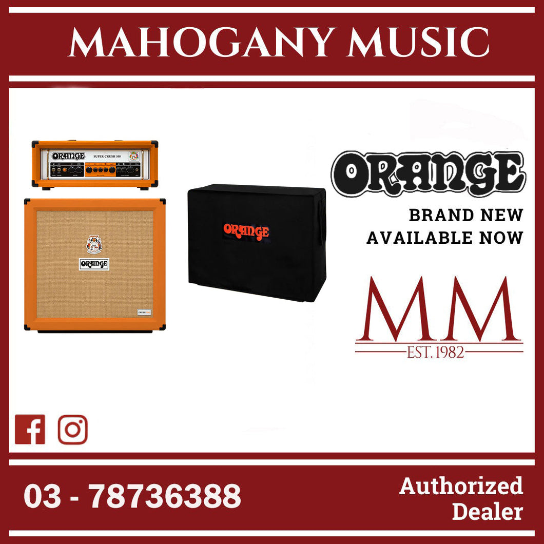 Orange Super Crush 100 100-watt Solid-state Head with Crush Pro 240-watt 4x12