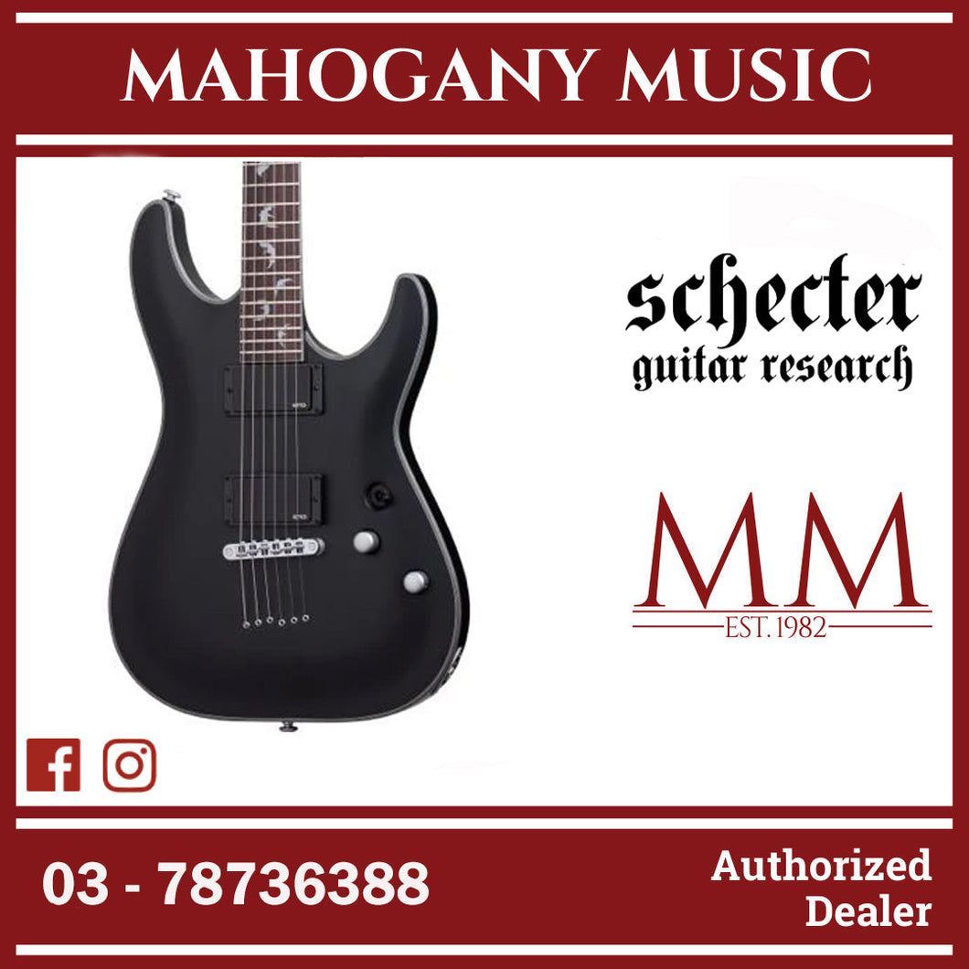 Schecter Damien Platinum 6 - Satin Black [MIK]