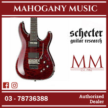 Schecter Hellraiser C-1 with Sustainiac, EMG & Floyd Rose - Black Cherry [MIK]