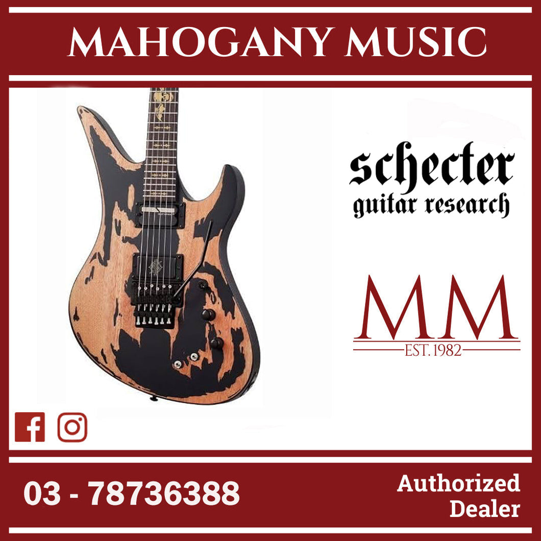 Schecter Synyster Gates Custom-S - Distressed Satin Black