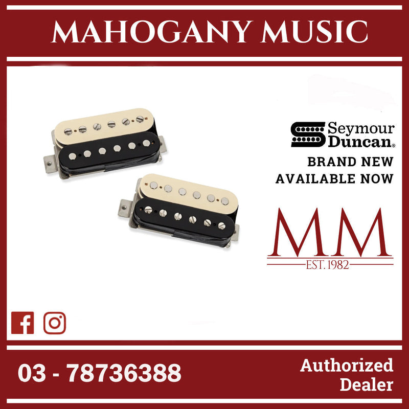 Seymour Duncan Slash 2.0 Humbucker Pickup Set, Zebra – Mahogany Music
