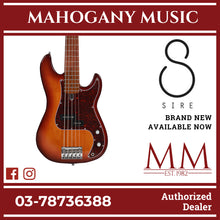 Sire Marcus MIller P5 5-String Bass Guitar - Tobacco Sunburst
