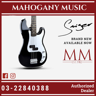 Smiger G-B1-4 BL 4 String Black Bass Guitar