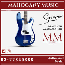 Smiger G-B1-4 BMBL 4 String Metallic Blue Bass Guitar