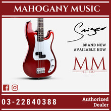 Smiger G-B1-4 MRD 4 String Metallic Red Bass Guitar