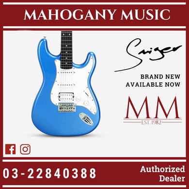 Smiger L-G1m-H Strat HSS Metallic Blue Electric Guitar