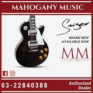 Smiger L-G9-P1 Les Paul Black QM Electric Guitar