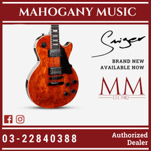 Smiger L-G9-P2-AY Les Paul AAA Spalted Maple veneer Okoume Electric Guitar