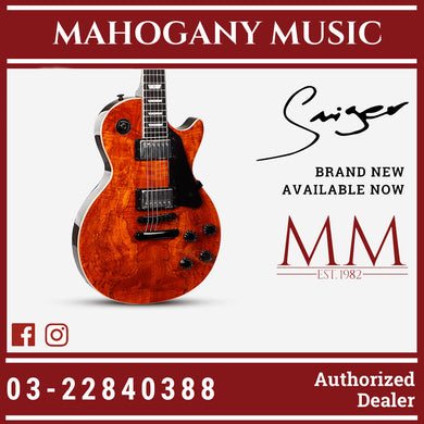 Smiger L-G9-P2-AY Les Paul AAA Spalted Maple veneer Okoume Electric Guitar