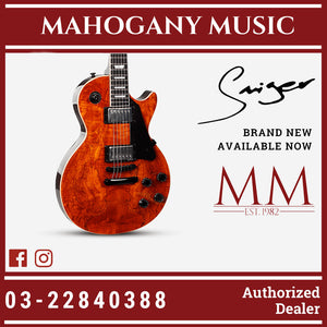 Smiger L-G9-P2-AY Les Paul AAA Spalted Maple veneer Okoume Electric Guitar