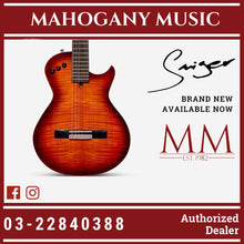 Smiger LE-C2-CS Nylon String Silent Cherry Sunburst Electric Guitar