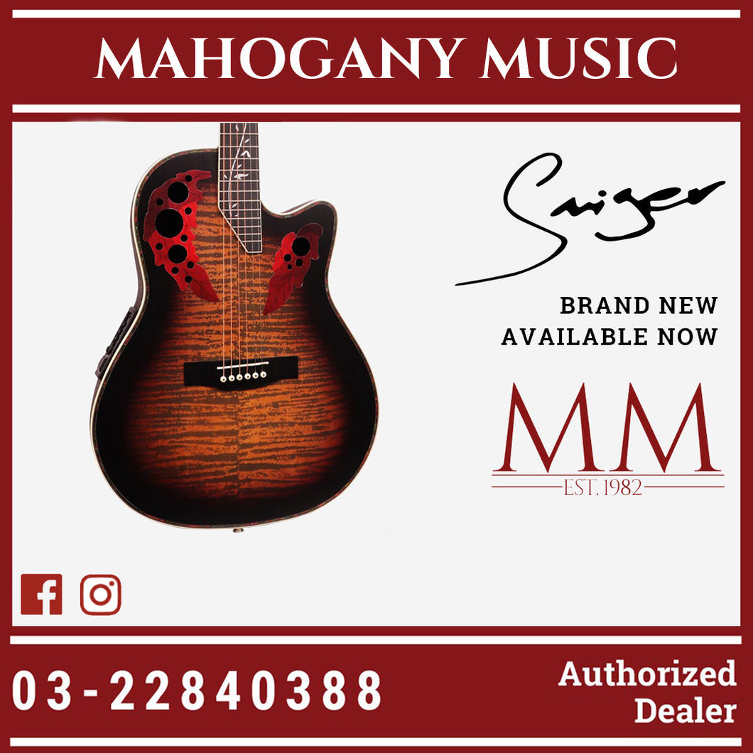 Smiger SM-4160 41″ 3Tone Sunburst Acoustic Electric Guitar