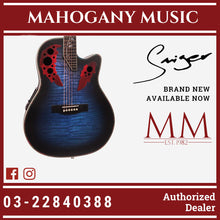Smiger SM-4160 41″ Blue Acoustic Electric Guitar