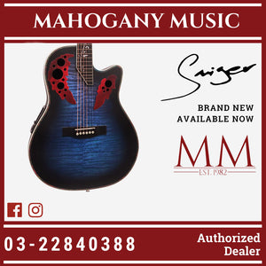 Smiger SM-4160 41″ Blue Acoustic Electric Guitar