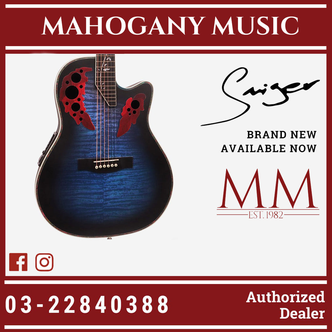 Smiger SM-4160 41″ Blue Acoustic Electric Guitar