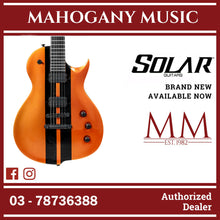 Solar GC1.6T-RSO Orange Metallic Racing Stripes Electric Guitar