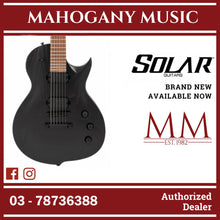 Solar GC2.6BOP+ Black Open Pore Matte Electric Guitar