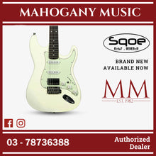 SQOE SEST700 Super Stratocaster HSS Electric Guitar with Alter Switch ( SEST / SEST-700 / ST 700 ) White