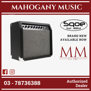 Sqoe SQ-40G Portable 15W Electric Guitar Amplifier ( SQ 40G / SQ40G )