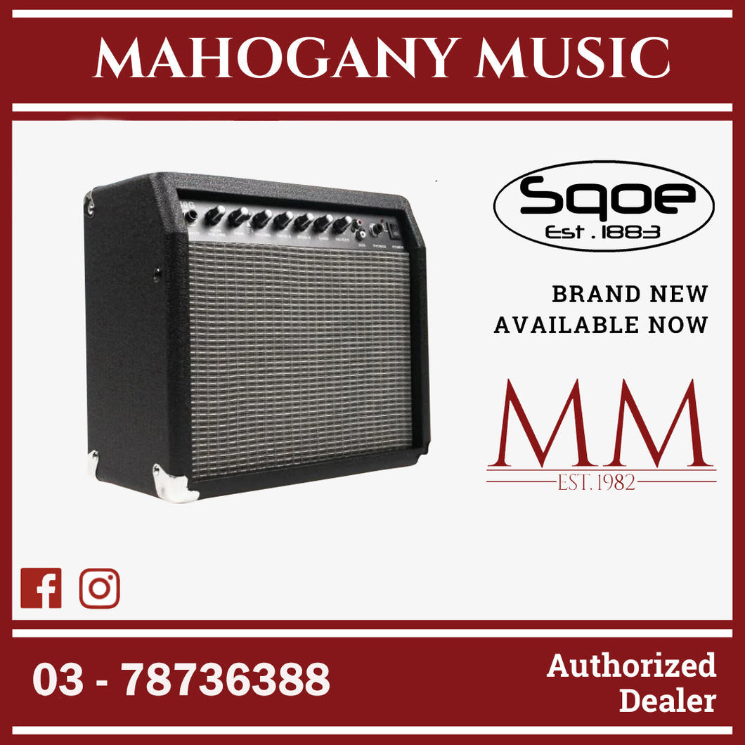 Sqoe SQ-40G Portable 15W Electric Guitar Amplifier ( SQ 40G / SQ40G )