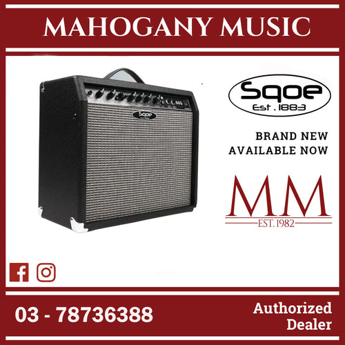 Sqoe SQ-60G Portable 25W Electric Guitar Amplifier ( SQ 60G / SQ60G )