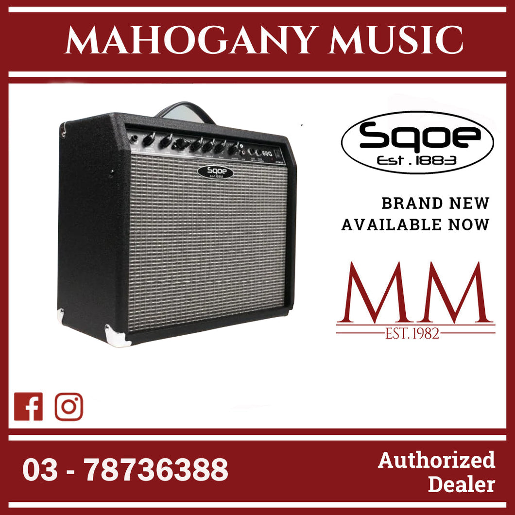 Sqoe SQ-60G Portable 25W Electric Guitar Amplifier ( SQ 60G / SQ60G )