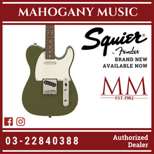 Squier FSR Classic Vibe 60s Custom Telecaster Electric Guitar, Indian Laurel FB, Olive Green