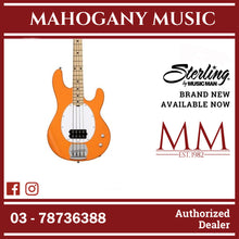 Sterling RAY2-SRO StingRay Intro Series Electric Bass, Sunrise Orange