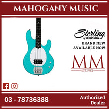 Sterling RAY2-ELB StingRay Intro Series Electric Bass, Electric Blue