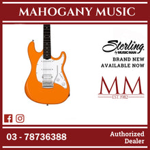 Sterling CT20HSS-SRO Intro Series Cutlass HSS Electric Guitar, Sunrise Orange