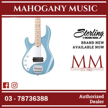 Sterling RAY5LH-CHB-M1 StingRay Ray5 Series Left Handed 5-String Electric Bass, Chopper Blue